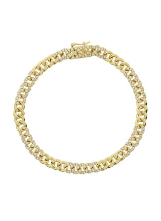 Main View - Click To Enlarge - LC COLLECTION JEWELLERY - Diamond 18K Gold Bracelet — 17.8cm