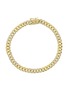 Main View - Click To Enlarge - LC COLLECTION JEWELLERY - Diamond 18K Gold Bracelet — 17.8cm