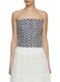 Main View - Click To Enlarge - SOONIL - Cotton Sequin Tweed Bustier