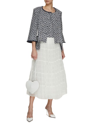 Figure View - Click To Enlarge - SOONIL - Cotton Sequin Tweed Bustier