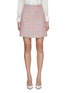 Main View - Click To Enlarge - SOONIL - Sequin Plaid Tweed Mini Skirt