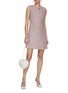 Figure View - Click To Enlarge - SOONIL - Sequined Tweed Dress