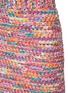  - SOONIL - Hand Woven Rainbow Tweed Mini Skirt