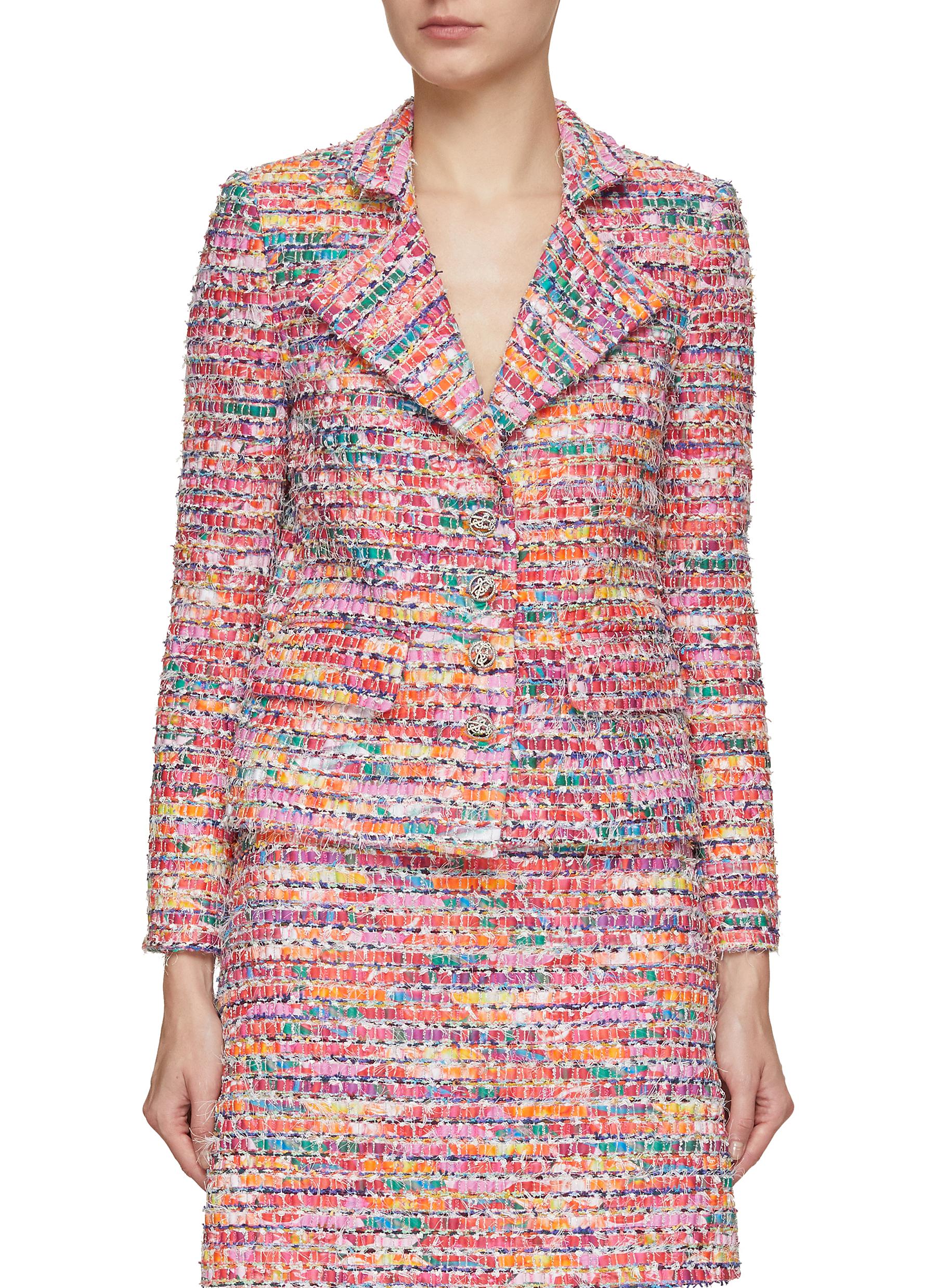 EILYNE Tweed Jacket & Skirt Set Multicolor / S