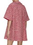 Back View - Click To Enlarge - SOONIL - Oversized Collar Sequined Tweed Dress