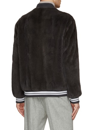 Back View - Click To Enlarge - KRUF - Mink Fur Bomber Jacket