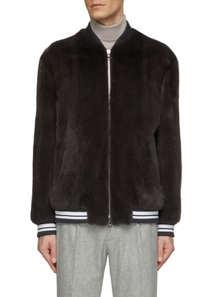 Main View - Click To Enlarge - KRUF - Mink Fur Bomber Jacket