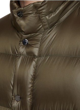  - KRUF - Detachable Racoon Trim Hood Water Repellent Down Jacket