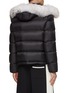 Back View - Click To Enlarge - KRUF - Detachable Racoon Trim Hood Water Repellent Down Jacket