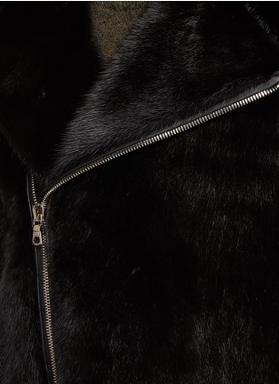  - KRUF - Mink Fur Biker Jacket