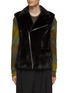 Main View - Click To Enlarge - KRUF - Mink Fur Biker Jacket