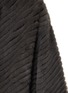  - YVES SALOMON - Asymmetric Striped Mink Fur Coat