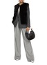 Figure View - Click To Enlarge - YVES SALOMON - Sleeveless Rex Fur Gilet