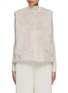 Main View - Click To Enlarge - YVES SALOMON - Sleeveless Rex Fur Gilet