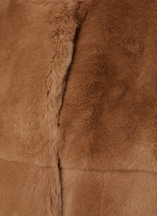  - YVES SALOMON - Sleeveless Rex Fur Gilet