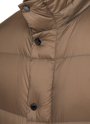  - KRUF - Detachable Racoon Trim Hood Water Repellent Down Jacket