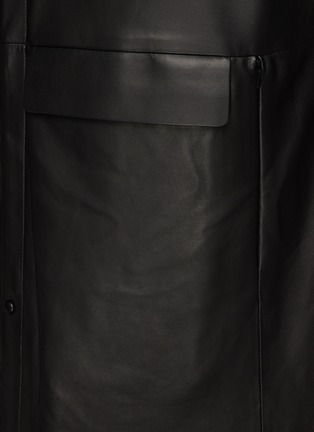  - KRUF - Mink Lining Leather Coat