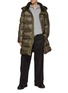 Figure View - Click To Enlarge - KRUF - Water Repellent Hooded Down Coat