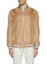 Main View - Click To Enlarge - KRUF - Zip Up Mink Fur Bomber Jacket