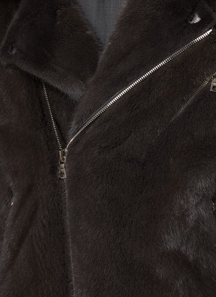  - KRUF - Mink Fur Biker Jacket
