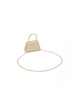 Detail View - Click To Enlarge - SELF-PORTRAIT - Micro Bow Rhinestone Embellished Top Handle Bag