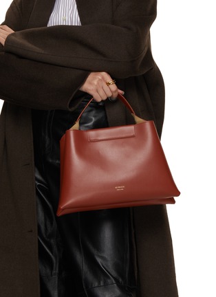 Front View - Click To Enlarge - REE PROJECTS - Medium Elieze Top Handle Leather Tote Bag