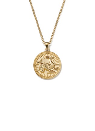 Main View - Click To Enlarge - FUTURA - Zodiac 18k Fairmined Ecological Gold Capricorn Pendant Necklace