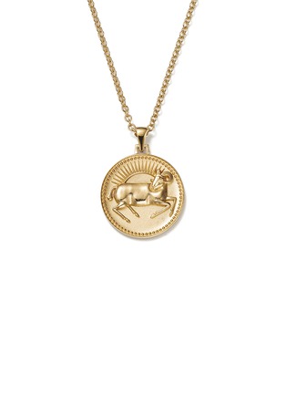 Main View - Click To Enlarge - FUTURA - Zodiac 18k Fairmined Ecological Gold Aries Pendant Necklace