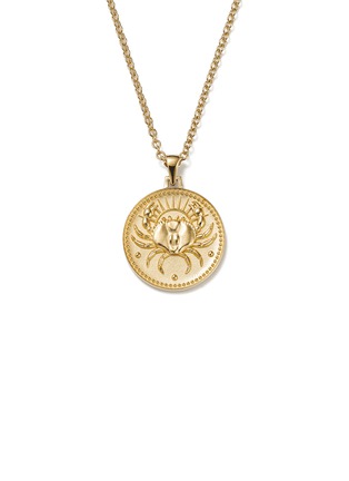 Main View - Click To Enlarge - FUTURA - Zodiac 18k Fairmined Ecological Gold Cancer Pendant Necklace