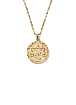 Main View - Click To Enlarge - FUTURA - Zodiac 18k Fairmined Ecological Gold Libra Pendant Necklace