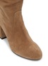 Detail View - Click To Enlarge - STUART WEITZMAN - Flareblock 85 Suede Slouchy Tall Boots