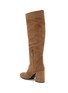  - STUART WEITZMAN - Flareblock 85 Suede Slouchy Tall Boots