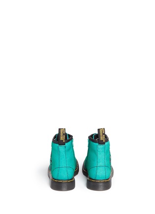 Back View - Click To Enlarge - DR. MARTENS - 'Brooklee' BMO print canvas toddler boots