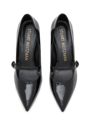 Detail View - Click To Enlarge - STUART WEITZMAN - SW 75 Pantent Leather Mary Jane Pumps
