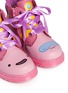Detail View - Click To Enlarge - DR. MARTENS - 'Bonbon I' Princess Bubblegum print leather toddler boots