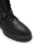 Detail View - Click To Enlarge - STUART WEITZMAN - Maverick Bedford Buckled Leather Boots