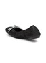  - STUART WEITZMAN - SW Bow Crystal Embellished Glazed Suede Ballerina Flats