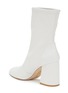  - STUART WEITZMAN - Flareblock 85 Leather Slouchy Ankle Boots