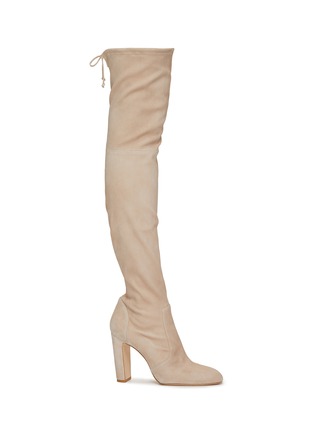 Main View - Click To Enlarge - STUART WEITZMAN - Vidaland 100 Suede Over-the-Knee Boots