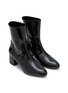Detail View - Click To Enlarge - STUART WEITZMAN - Flareblock 60 Leather Ankle Boots