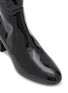Detail View - Click To Enlarge - STUART WEITZMAN - Flareblock 60 Leather Ankle Boots