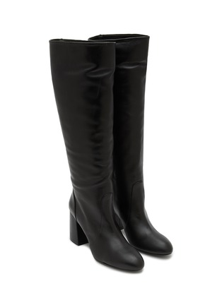 Stuart weitzman classic store patent leather boots