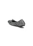  - STUART WEITZMAN - SW Bow Crystal Embellished Glazed Suede Ballerina Flats