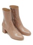 Detail View - Click To Enlarge - STUART WEITZMAN - Flareblock 60 Patent Leather Ankle Boots