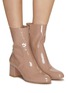 Figure View - Click To Enlarge - STUART WEITZMAN - Flareblock 60 Patent Leather Ankle Boots