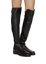 Figure View - Click To Enlarge - STUART WEITZMAN - 5050 Bold 40 Tall Stretch Leather Boots