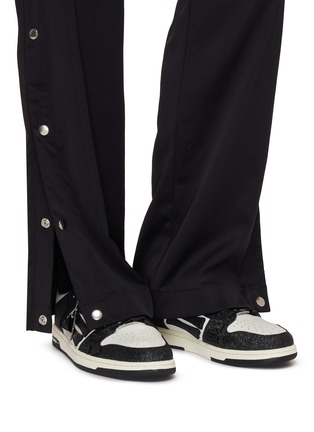 Figure View - Click To Enlarge - AMIRI - Crystal Skel Top Glitter Low Top Sneakers