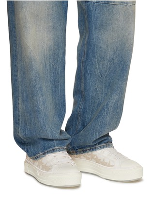 Figure View - Click To Enlarge - AMIRI - Glitter Stars Court Low Top Sneakers