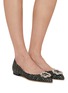 Figure View - Click To Enlarge - SJP BY SARAH JESSICA PARKER - Sonnet Crystal Buckle Skimmer Flats