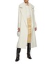 Figure View - Click To Enlarge - SENTALER - Notch Lapel Bouclé Long Coat